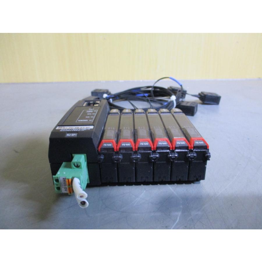 中古 KEYENCE NU-EP1ネットワーク通信ユニット/FS-N40x6 デジタル
