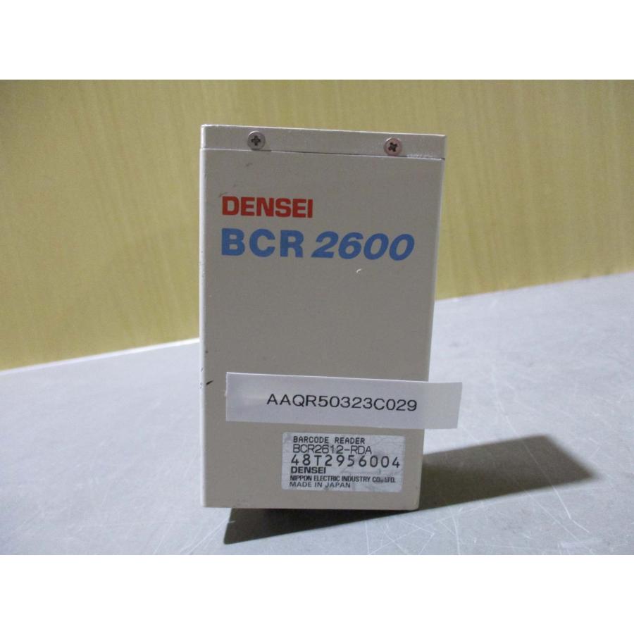 中古 DENSEI BARCODE READER BCR2600 BCR2612-RDA バーコードリーダー