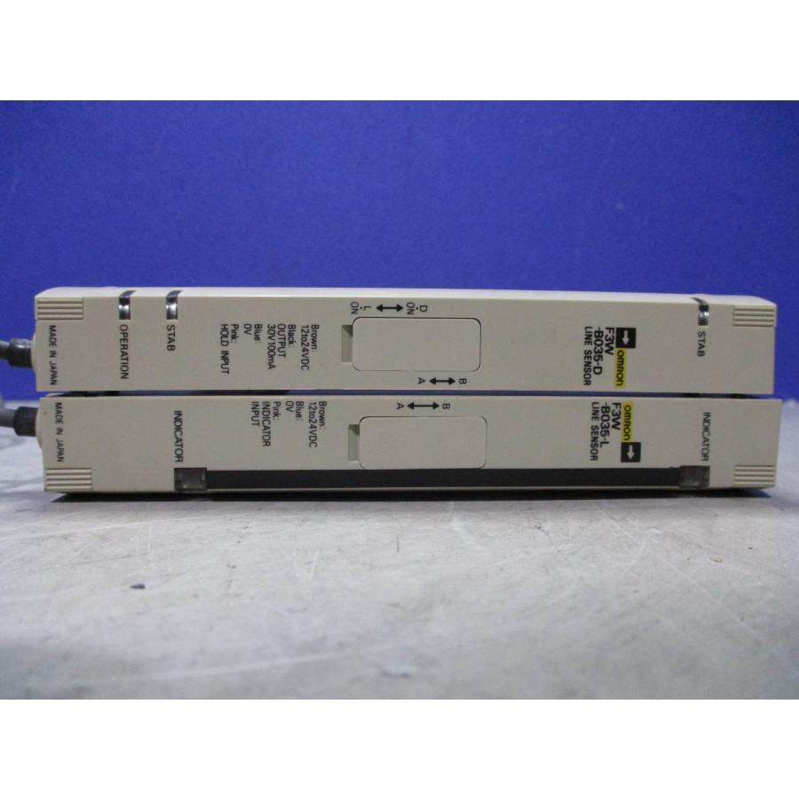中古OMRON F3W-B035-D ／F3W-B035-L ワーク検出用エリアセンサ2種セット(AAQR51006C134 ...