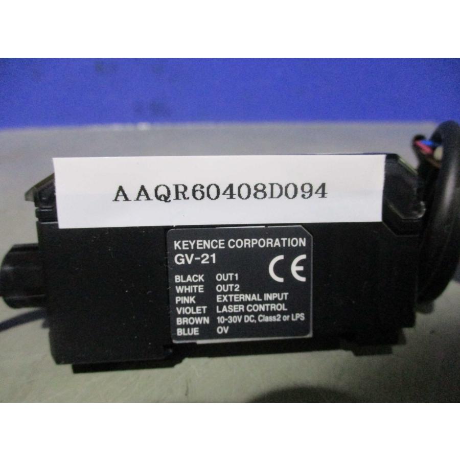中古 KEYENCE GV-21 レーザセンサ アンプユニット/ GV-H130