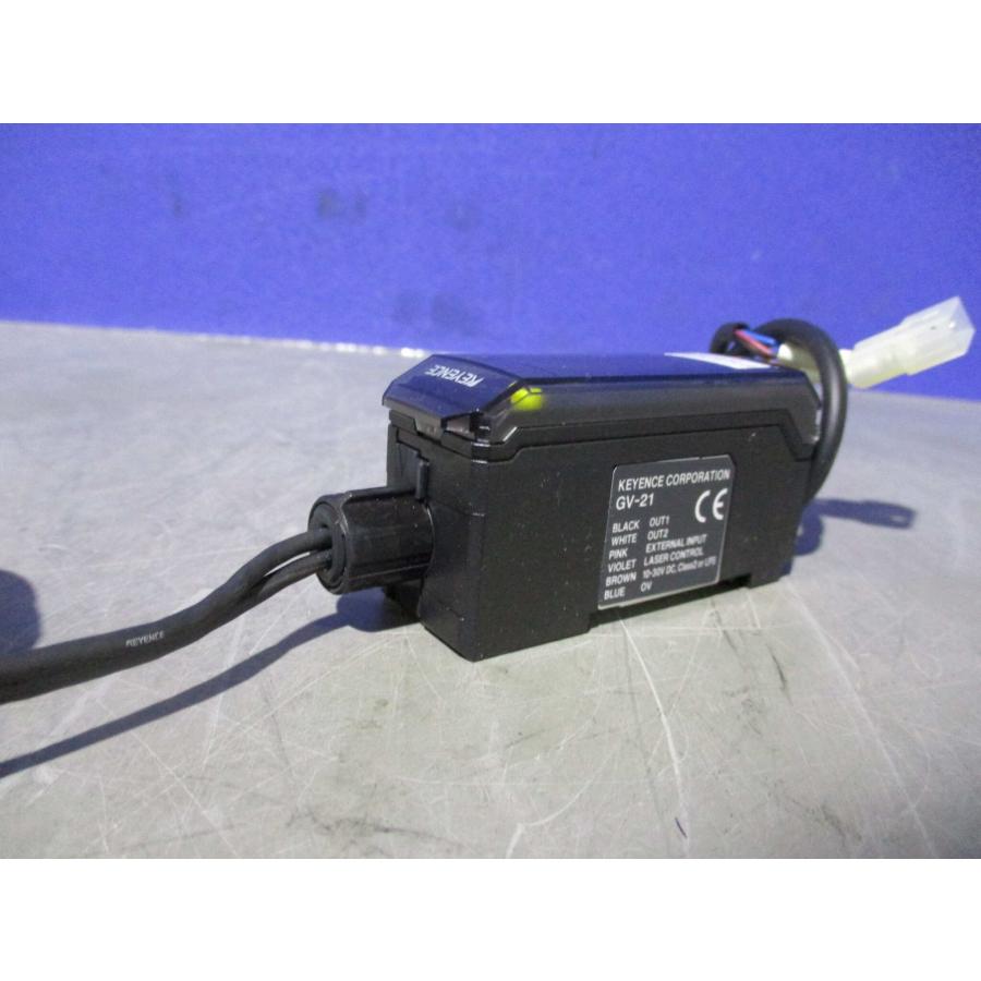 中古 KEYENCE GV-21 レーザセンサ アンプユニット/ GV-H130
