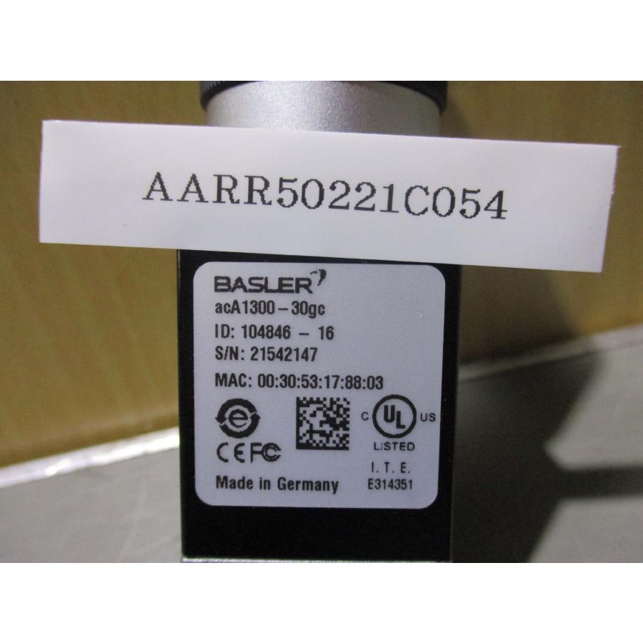 中古 Basler acA1300-30gc 130万画素GigEカメラ FA産業用/P12536