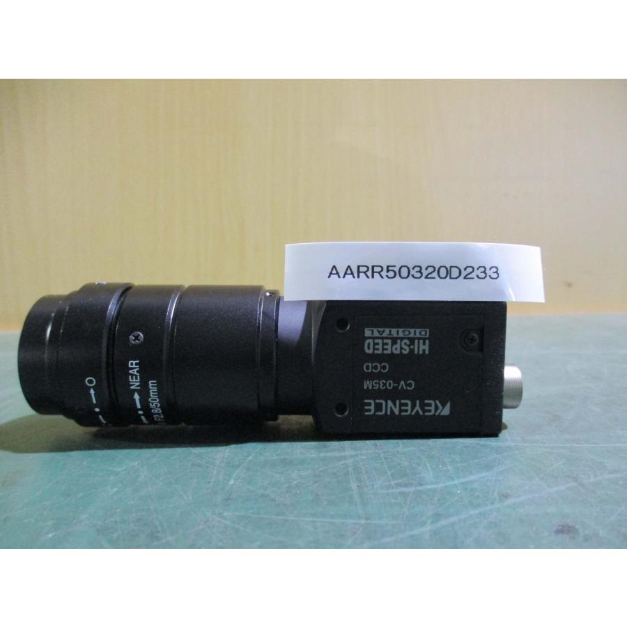 中古KEYENCE デジタル倍速白黒カメラ CV-035M 画像センサ