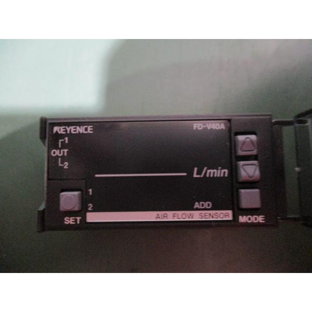 中古 KEYENCE 流量センサ アンプ FD-V40A(AASR41015B013 
