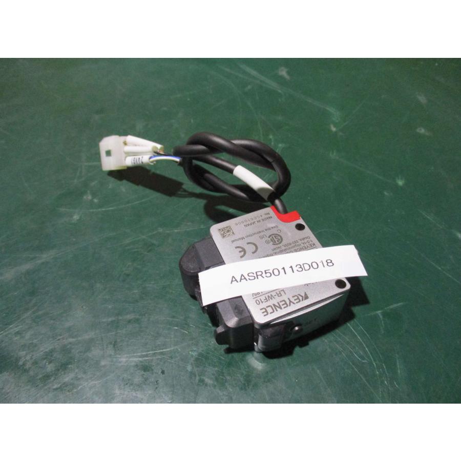 キーエンス・LR-WF10 3個 中古 KEYENCE LR-WF10 アンプ内蔵ファイバ型レーザセンサ