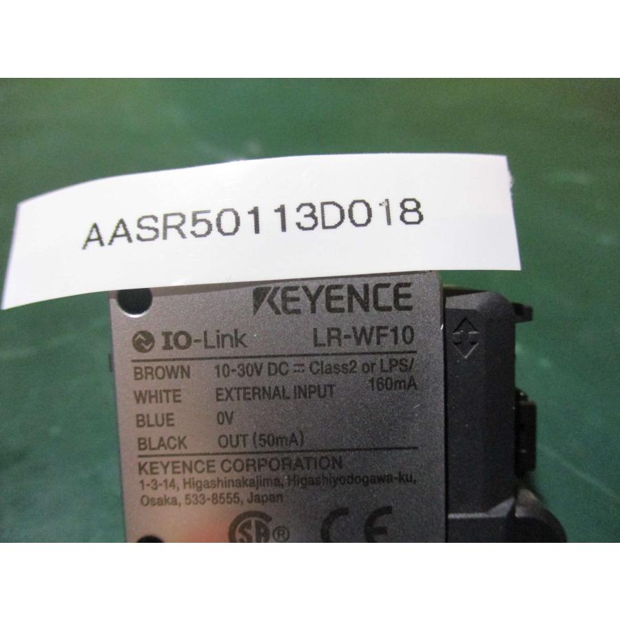 中古 KEYENCE LR-WF10 アンプ内蔵ファイバ型レーザセンサ