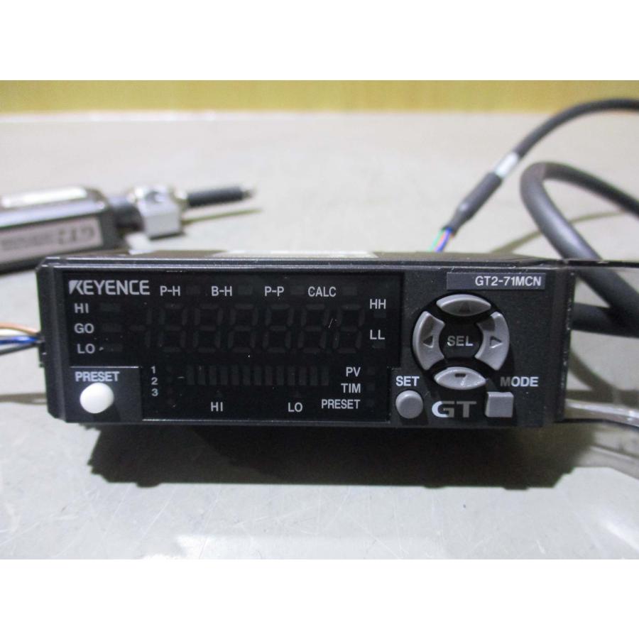 中古 KEYENCE GT2-71MCN/GT2-H12K 高精度接触式デジタルセンサ-セット
