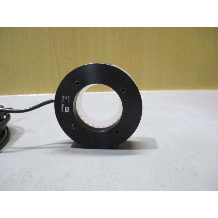 中古 Keyence CA-DRW7 白色リングフラットLED照明 / CA-D5＜通電
