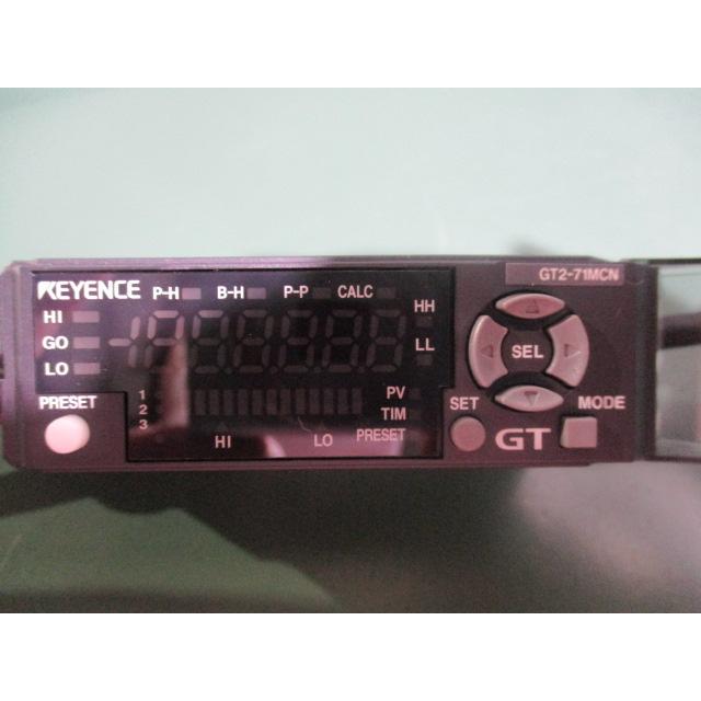 中古 KEYENCE GT2-71MCN/GT2-H12 高精度接触式デジタルセンサーセット