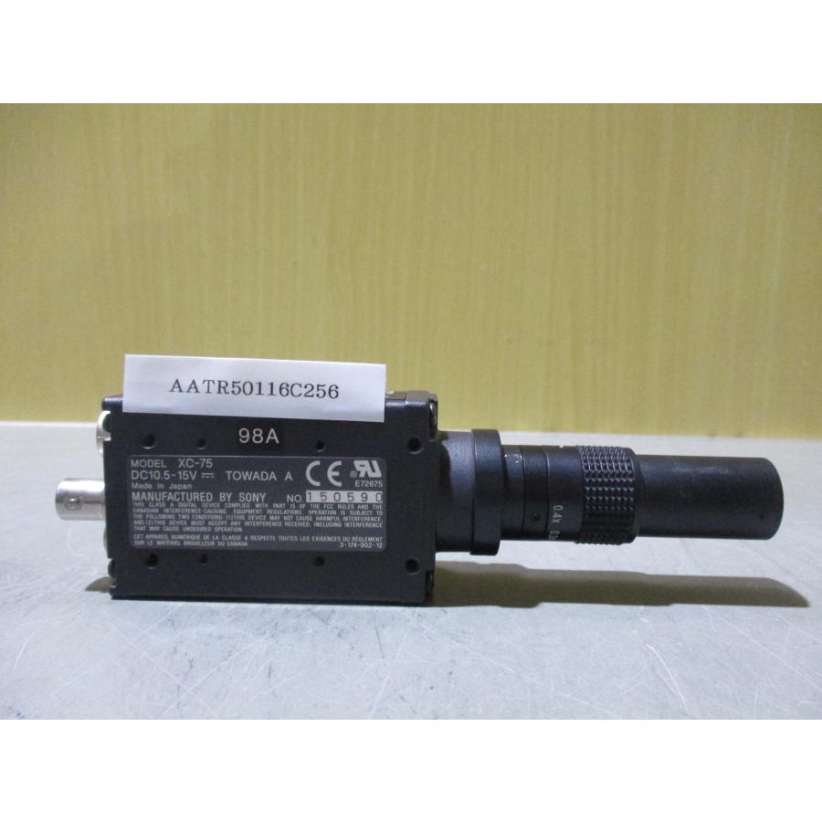 中古SONY XC-75 CCD VIDEO CAMERA MODULE 10.5-15V 0.133X 0.4X 0.3X 