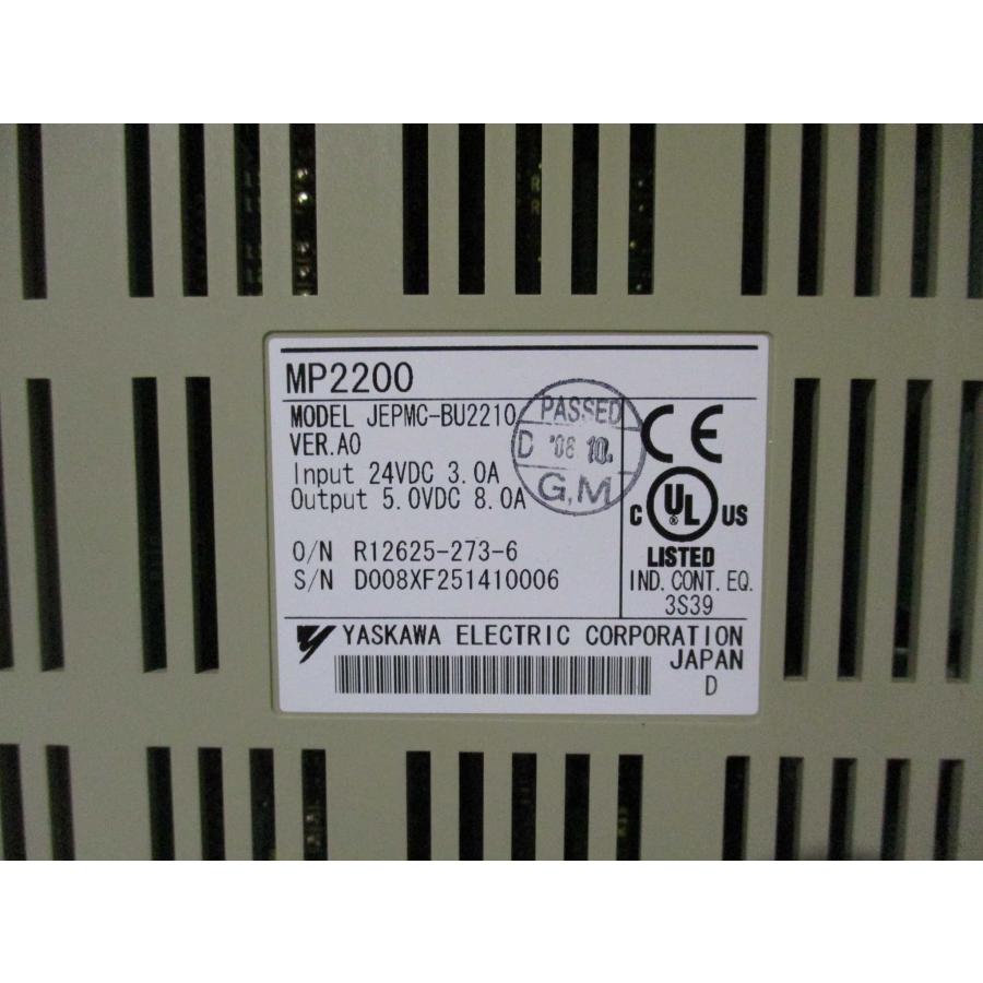 中古YASKAWA電機 MBU-02 MP2200 JEPMC-BU2210 ベースユニットCPU 中古YASKAWA電機 MBU-02 MP2200 JEPMC-BU2210 ベースユニットCPU