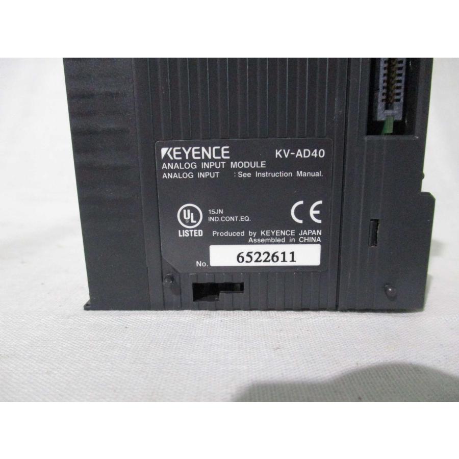 中古 KEYENCE KV-AD40 PLCシステム アナログ入力ユニット