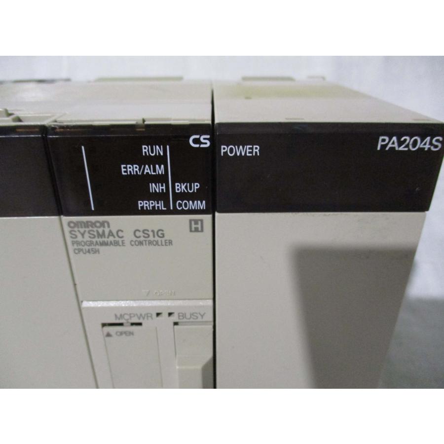 中古 OMRON プログラマブルコントローラ SYSMAC CS1G-CPU45H PA204S