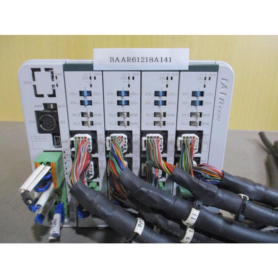 中古 IAI RCON-GW-EP+RCON-PC-2 コントローラ ドライバーユニット パルスモータ (BAAR61218A141 ...