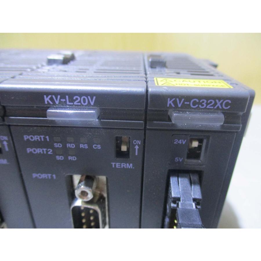 中古KEYENCE KV-U7/KV-5000/KV-L20V*2/KV-C32XC(BABR40825D007