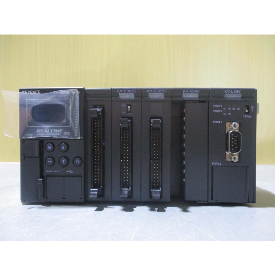 中古KEYENCE KV-3000/KV-C32XC/KC-32TC/KV-AD40/KV-L20V 中古KEYENCE KV-3000/KV-C32XC/KC-32TC/KV-AD40/KV-L20V