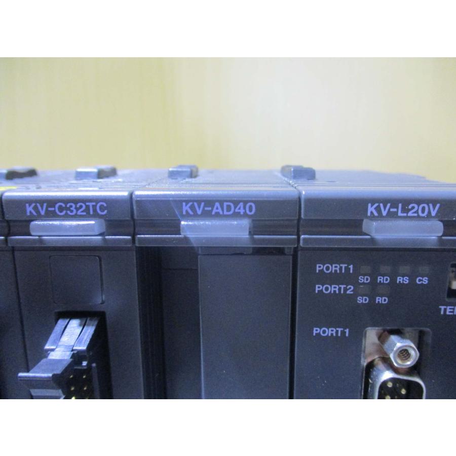 中古KEYENCE KV-3000/KV-C32XC/KC-32TC/KV-AD40/KV-L20V 中古KEYENCE KV-3000/KV-C32XC/KC-32TC/KV-AD40/KV-L20V