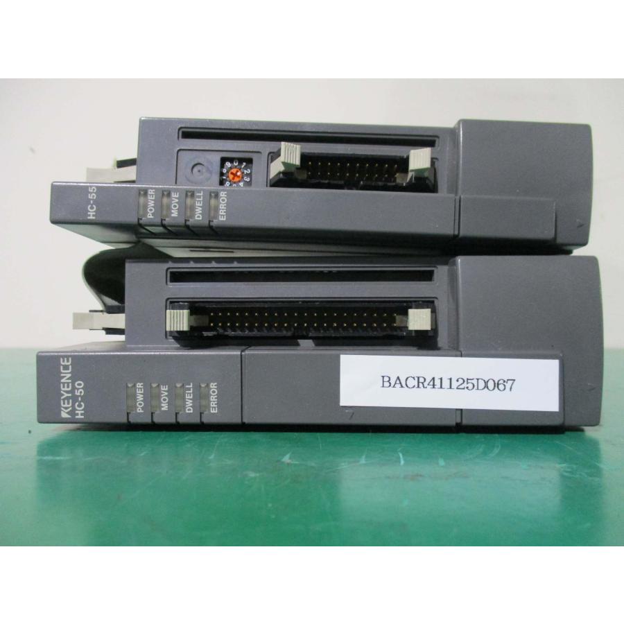 中古 KEYENCE モータ位置決めコントローラ HC-55/KEYENCE HC-50