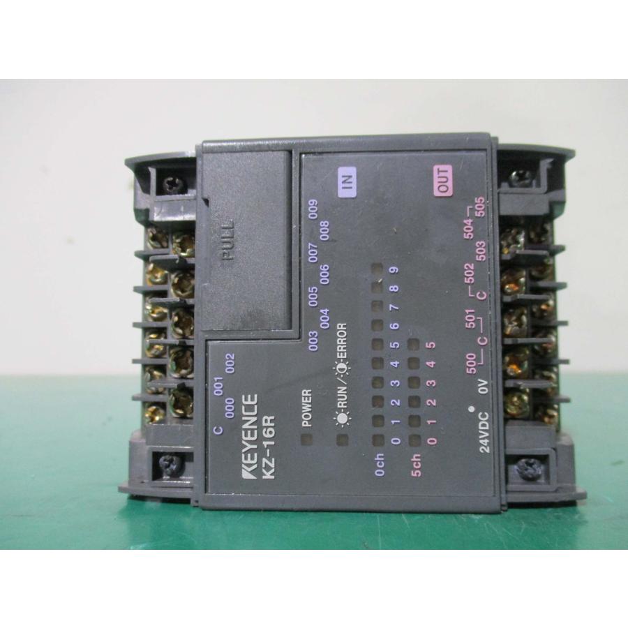 中古 KEYENCE KZ-16R超小型プログラマブルコントローラ PLC