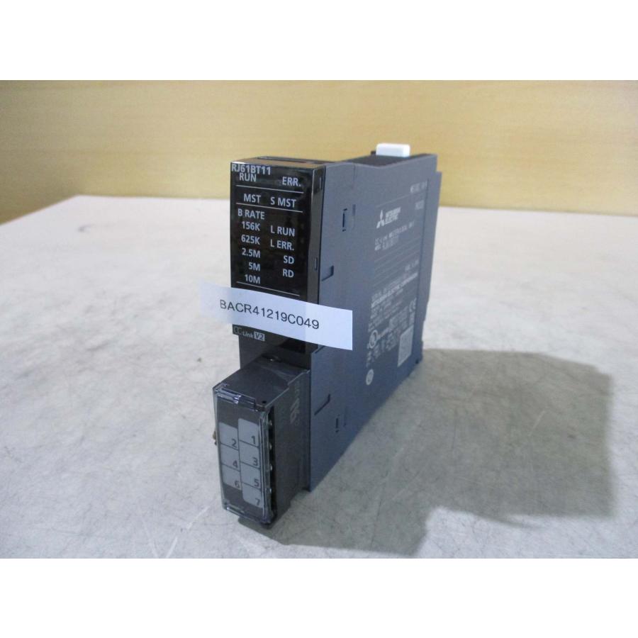 中古 MITSUBISHI 三菱電機 RJ61BT11 CC-Link システムマスタ ローカル