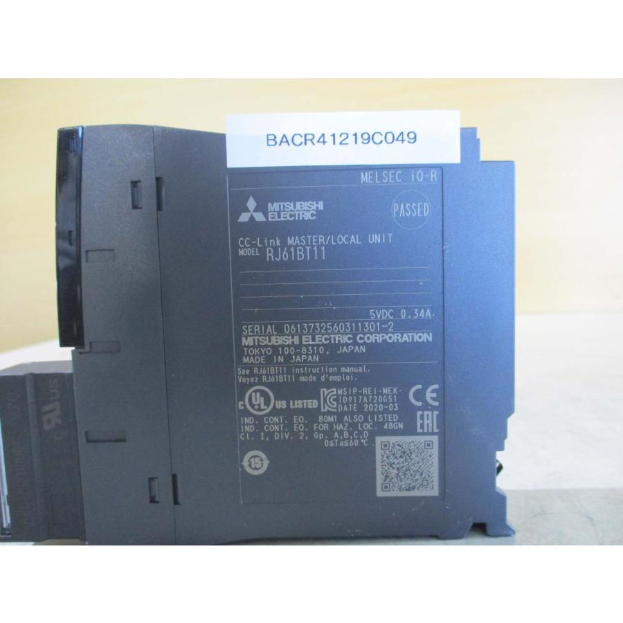 中古 MITSUBISHI 三菱電機 RJ61BT11 CC-Link システムマスタ ローカル