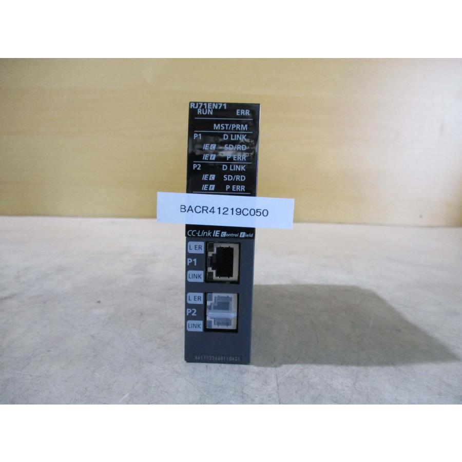 中古 MITSUBISHI 三菱 シーケンサ RJ71EN71 MELSEC iQ-R Ethernet