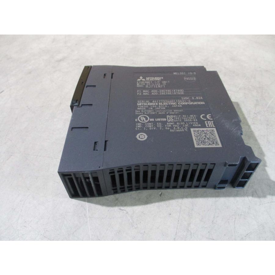 中古 MITSUBISHI 三菱 シーケンサ RJ71EN71 MELSEC iQ-R Ethernet
