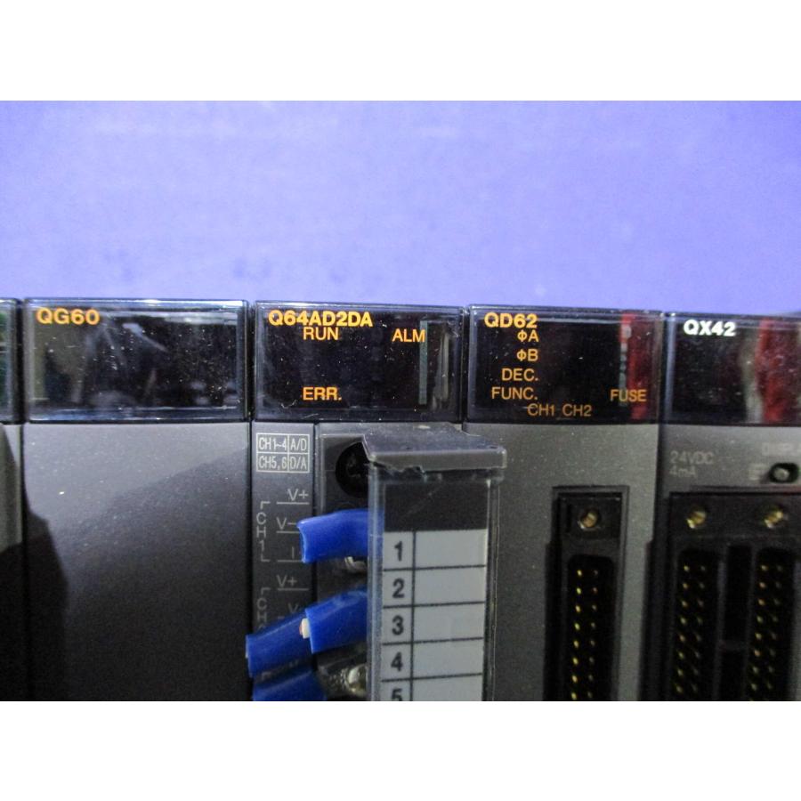 中古 MITSUBISHI UNIT Q312B/Q63P/Q01UCPU/QG60*2/Q68AD-G*2/QX42/QD62 