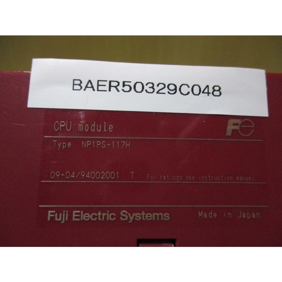 超お値打ち  Fuji Electric NP1PS-117H CPUモジュール 通電OK(BAER50329C048)