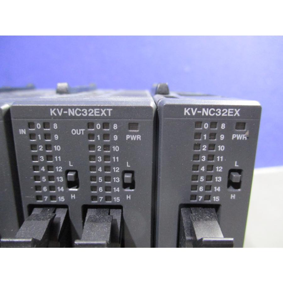 中古 KEYENCE KV-EP02/KV-NC32EXTx2/KV-NC32EX (BAER61217B021