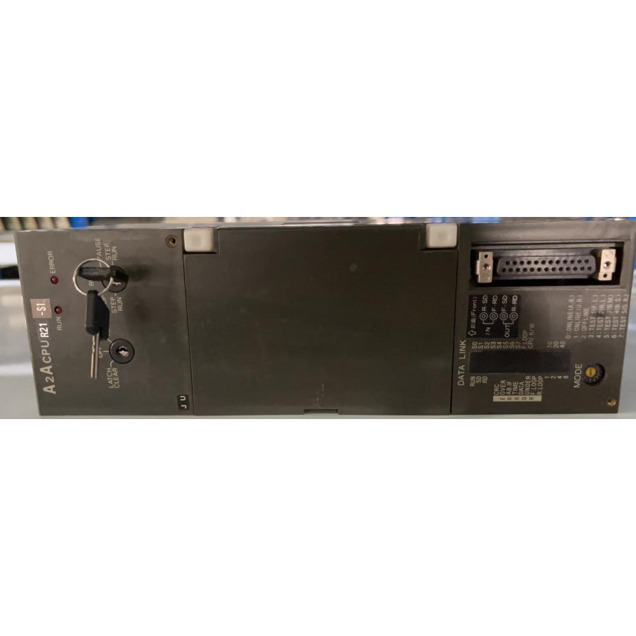 中古 MITSUBISHI MELSEC A2ACPUR21-S1 シーケンサCPUユニット