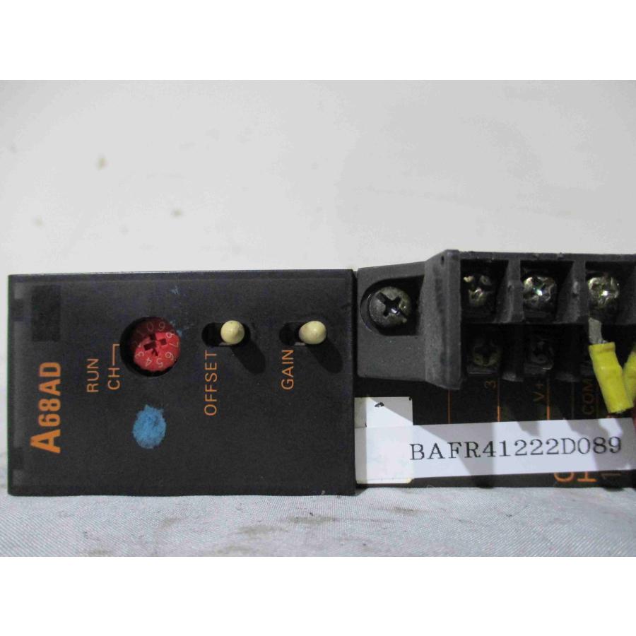 中古 MITSUBISHI A68AD アナログ デジタル変換ユニット(BAFR41222D089