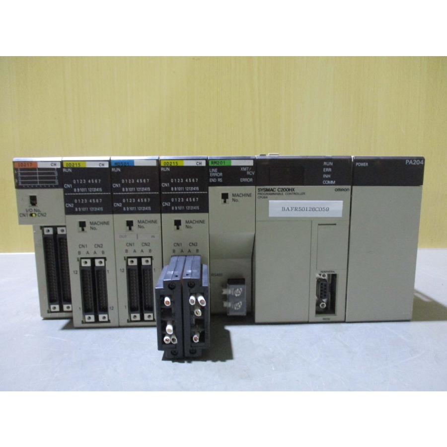 中古OMRON SYSMAC C200HX CPU64 PA204 RM201 OD215CH MD501 中古OMRON SYSMAC C200HX CPU64 PA204 RM201 OD215CH MD501