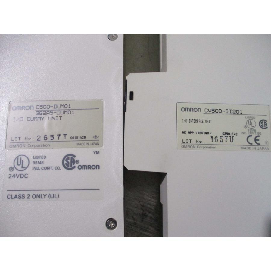中古 OMRON DUM01*2 ID219*4 OD213*4 PA208 C500-DUM01 CV500-II201 CV500-BI112(BAFR50207A002)_5