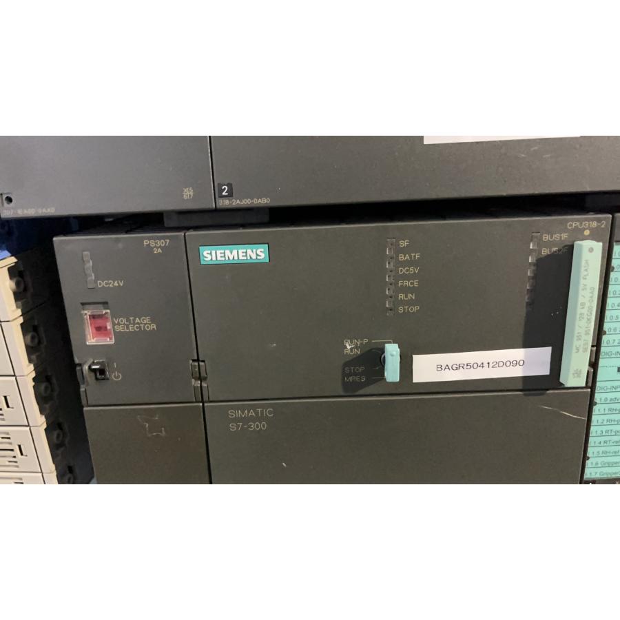 中古 SIEMENS PS307 CPU318-2 SM321*2 SM322*3 SM335 SIMATIC S7-300 ...