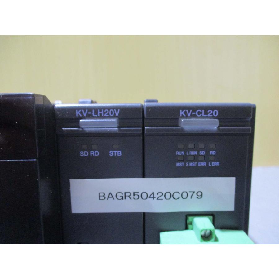 中古 KEYENCE KV-7500/KV-LH20V/KV-C20 プログラマブルコントローラ 