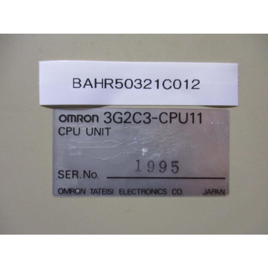 中古 OMRON CPU UNIT 3G2C3-CPU11(BAHR50321C012) : growdetrading Yahoo!ショップ ...