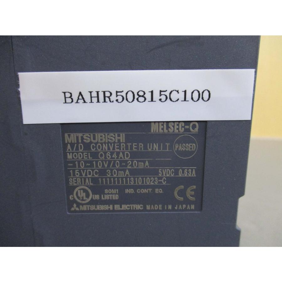 中古 MITSUBISHI A/D CONVERTER UNIT Q64AD A/Dコンバーターユニット(BAHR50815C100 ...