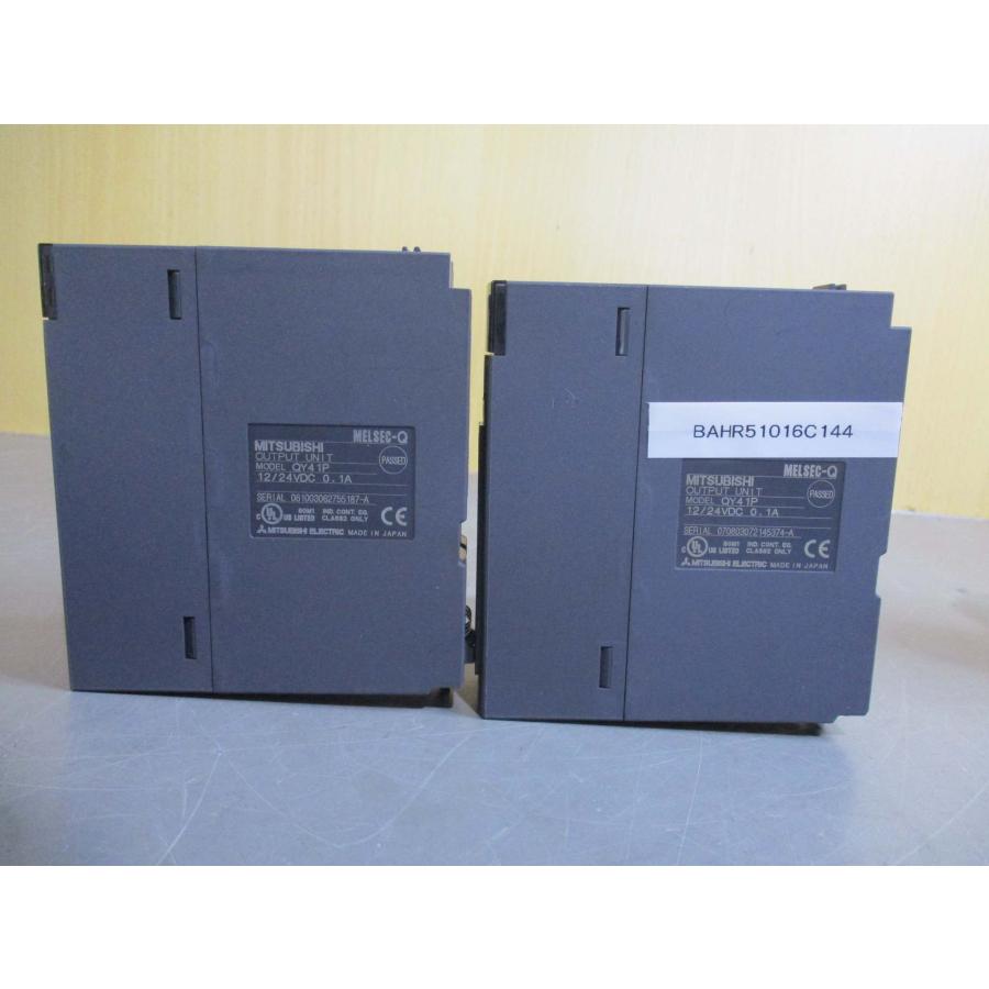 中古 MITSUBISHI OUTPUT UNIT QY41P 出力ユニット 2個 (BAHR51016C144 