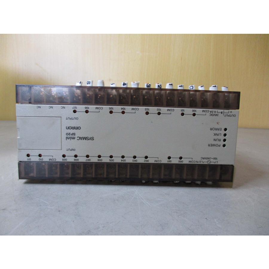 中古 OMRON SP20-DR-A プログラマブルコントローラ(BAJR50725C044 