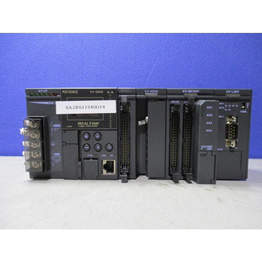 中古 KEYENCE KV-U7/ KV-5000 / KV-AD40/ KV-MC40V LV-L20V