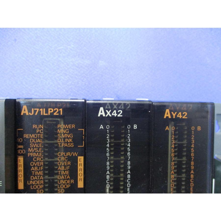 中古 MITSUBISHI A61P/A3UCPU/AJ71LP21/AX42/AY42(BAJR60105D015)_3