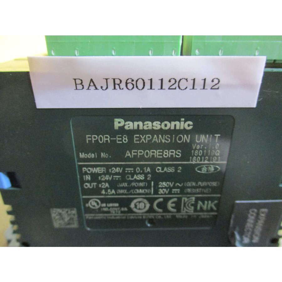 3番目の惑星  PANASONIC FP0R-E8 EXPANSION UNIT AFP0RE8RS (BAJR60112C112)