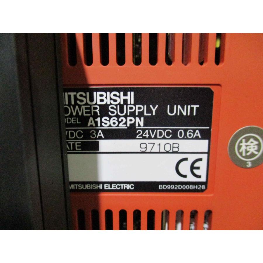 中古 MITSUBISHI A1S62PN/A1SHCPU/ A1SX40*2 /A1SY40*2/ A1SG60