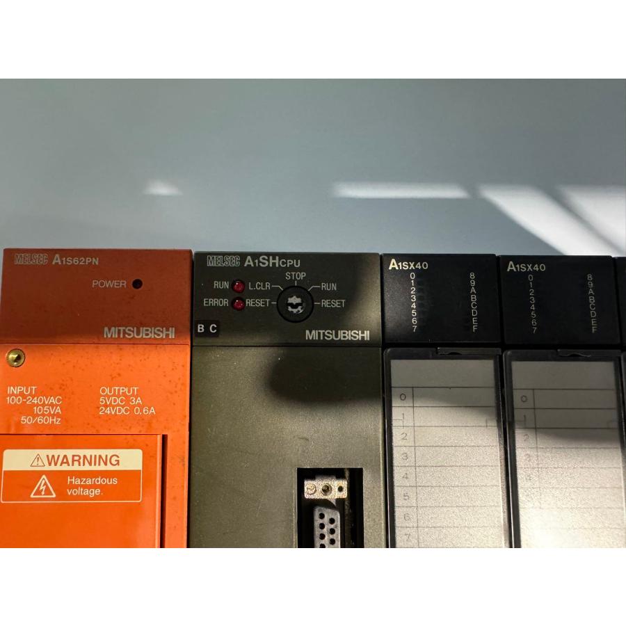 中古 MITSUBISHI A1S62PN/A1SHCPU/ A1SX40*2 /A1SY40*2/ A1SG60
