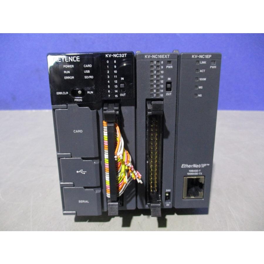 その他 KEYENCE KV-NC32T Base unit 32-point type Input: 16 points, output: 16 points - KV