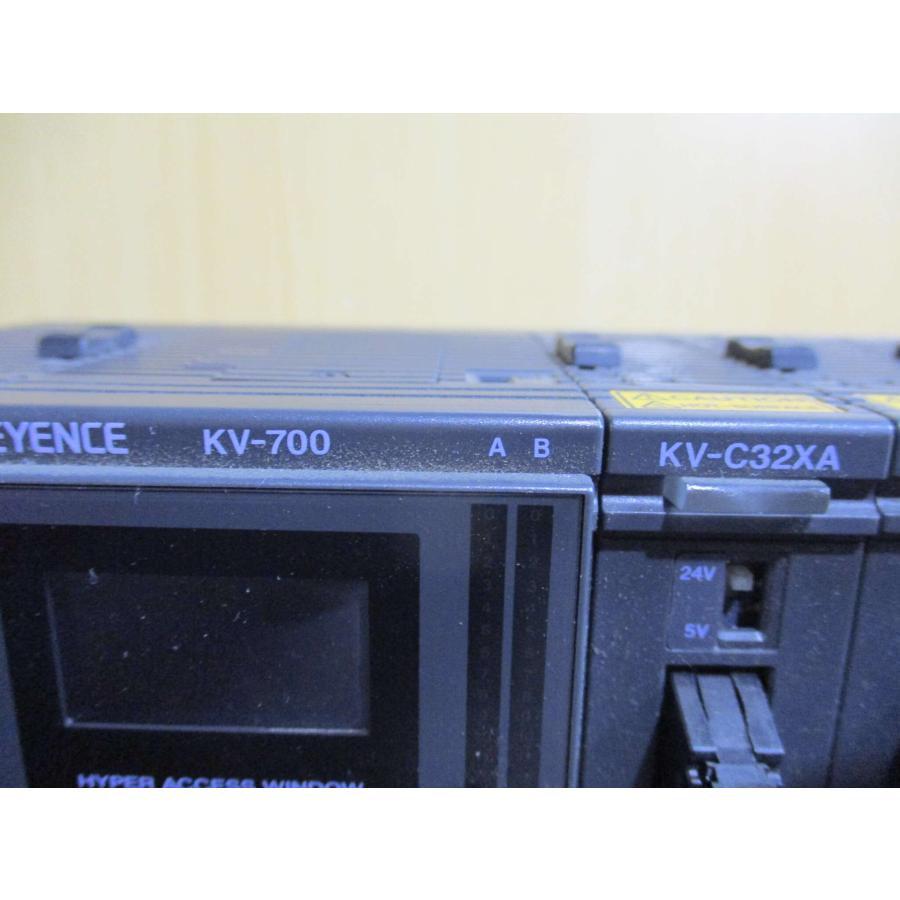 中古 KEYENCE KV-U7/KV-700/KV-C32XA*2/KV-C32TA*2 (BALR60430B008