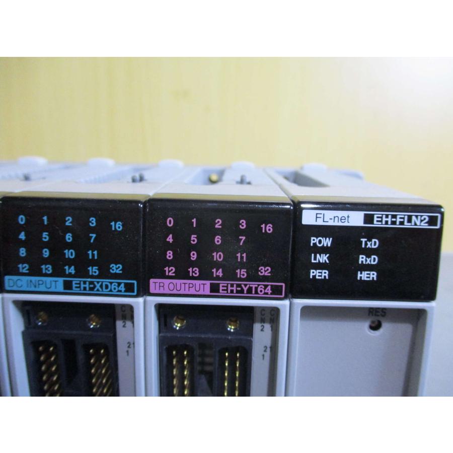 中古HITACHI CPU PROGRAMMABLE CONTROLLER EHV-CPU16/EH-YT32/EH-XD64