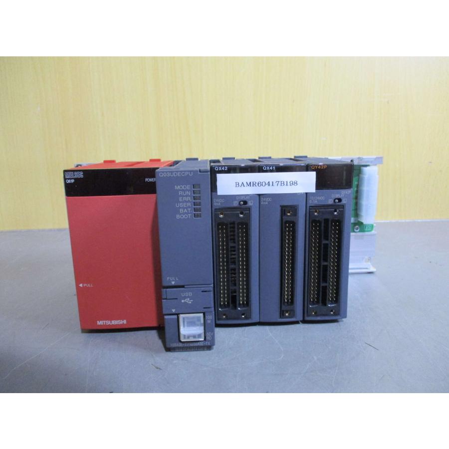 中古 MITSUBISHI UNIT Q35B/Q61P/Q03UDECPU/QX42/QX41/QY42P (BAMR60417B198 ...