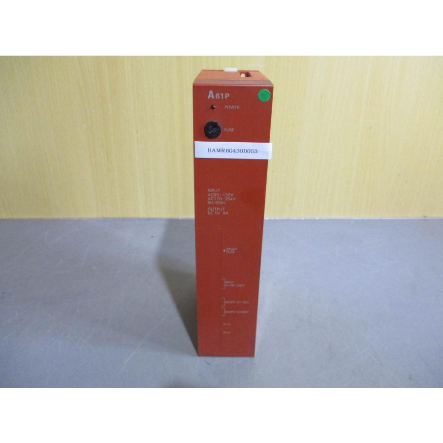 中古 Mitsubishi Melsec A61P Power Supply 5V 8A (BAMR60430D053 ...